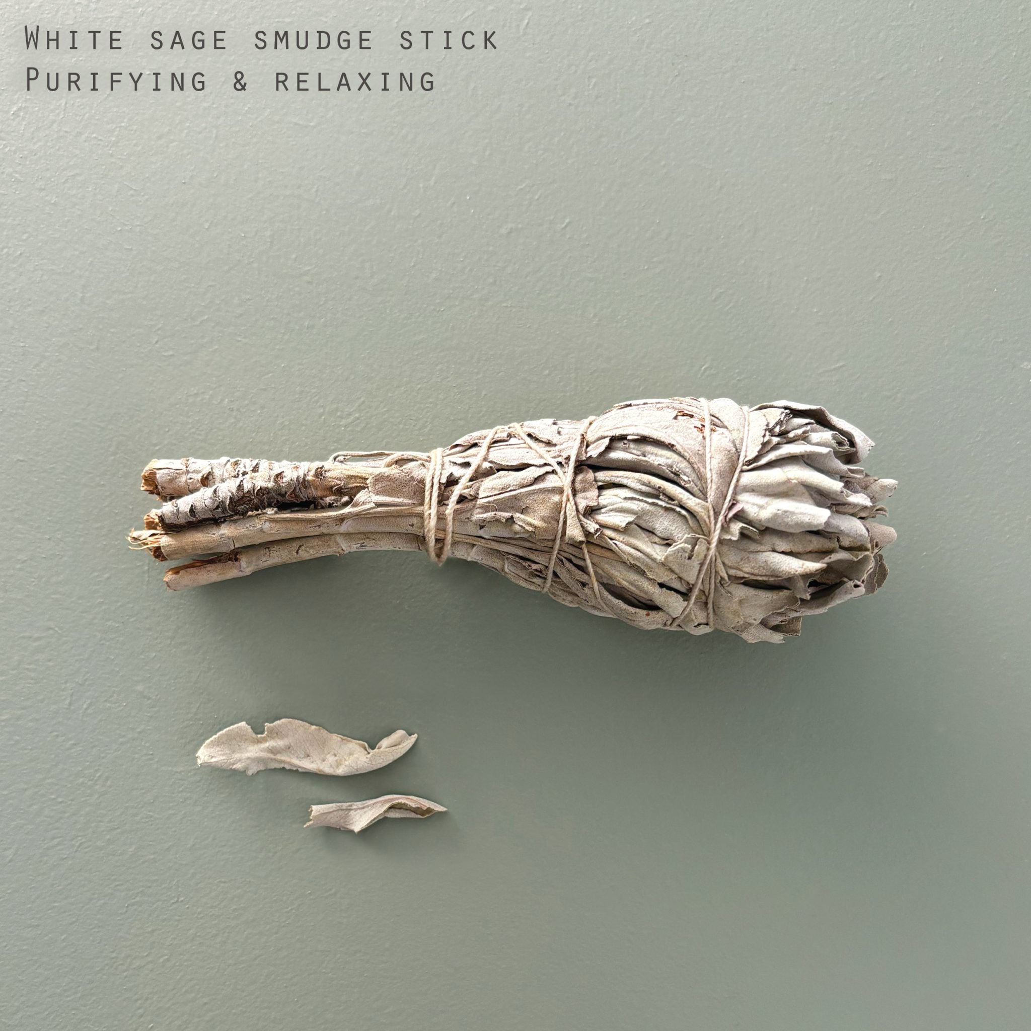 East of India White Sage smudge bulb