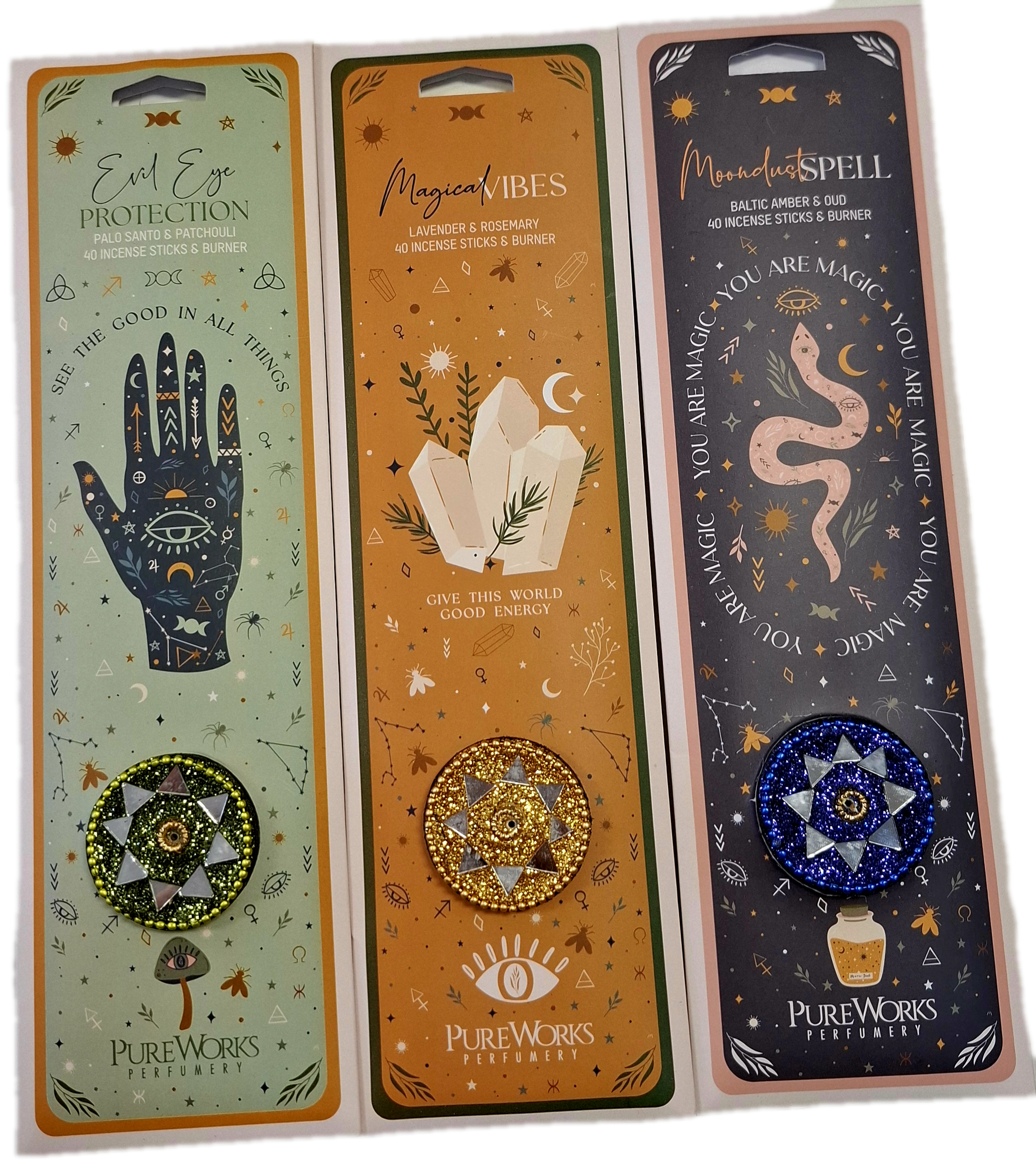 Pure Works Perfumery Incense sticks and Burner